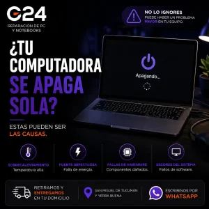 ¿Tu computadora se apaga sola?