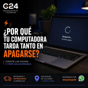 ¿Por qué tu computadora tarda tanto en apagarse?
