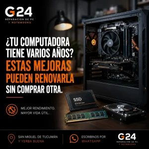 ¿Tu computadora tiene varios años? Estas mejoras pueden renovarla