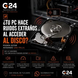 ¿Tu PC hace ruidos extraños al acceder al disco?