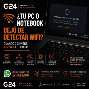 ¿Tu PC o notebook dejó de detectar WiFi?