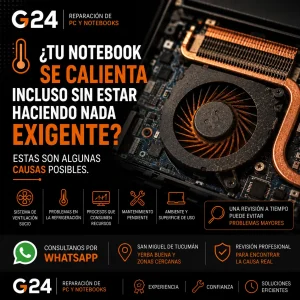 ¿Tu notebook se calienta incluso sin estar haciendo nada exigente?