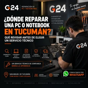 ¿Dónde reparar una PC o notebook en Tucumán?