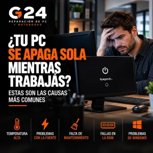 ¿Por qué mi PC se apaga sola? Causas y soluciones